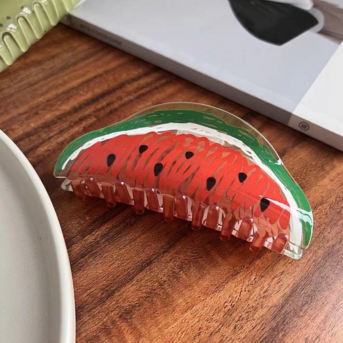 Summer Fruit Hair Claw Clip