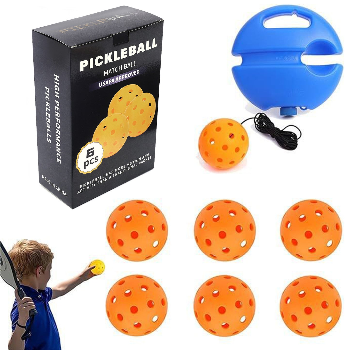 Silicone Pickleball Ball Retriever Set