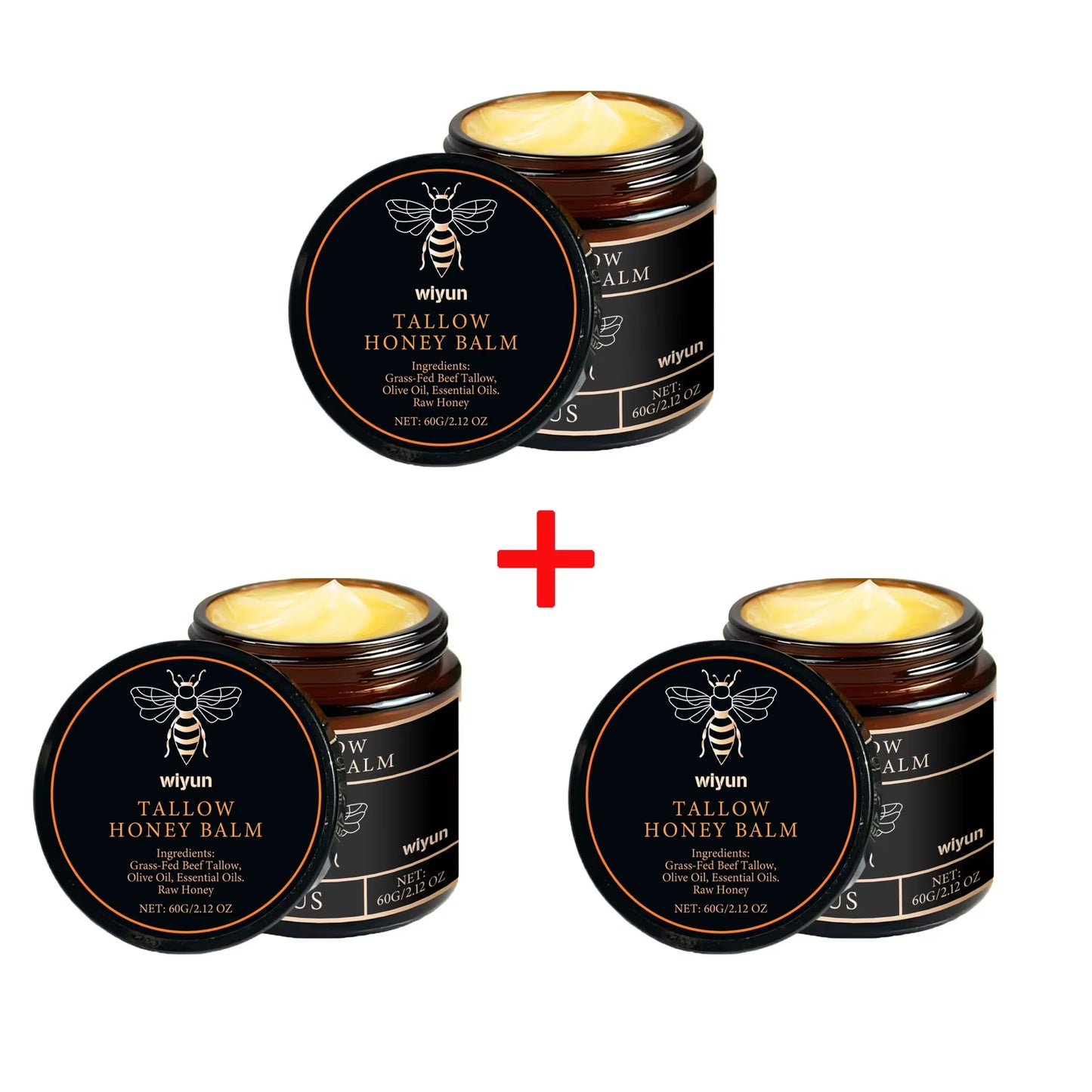 Beef Tallow Honey Cream Fade Dark Spots Remove Melanin Brightening Firming Non-Greasy Lasting Moisturizing Soothing Body Lotion
