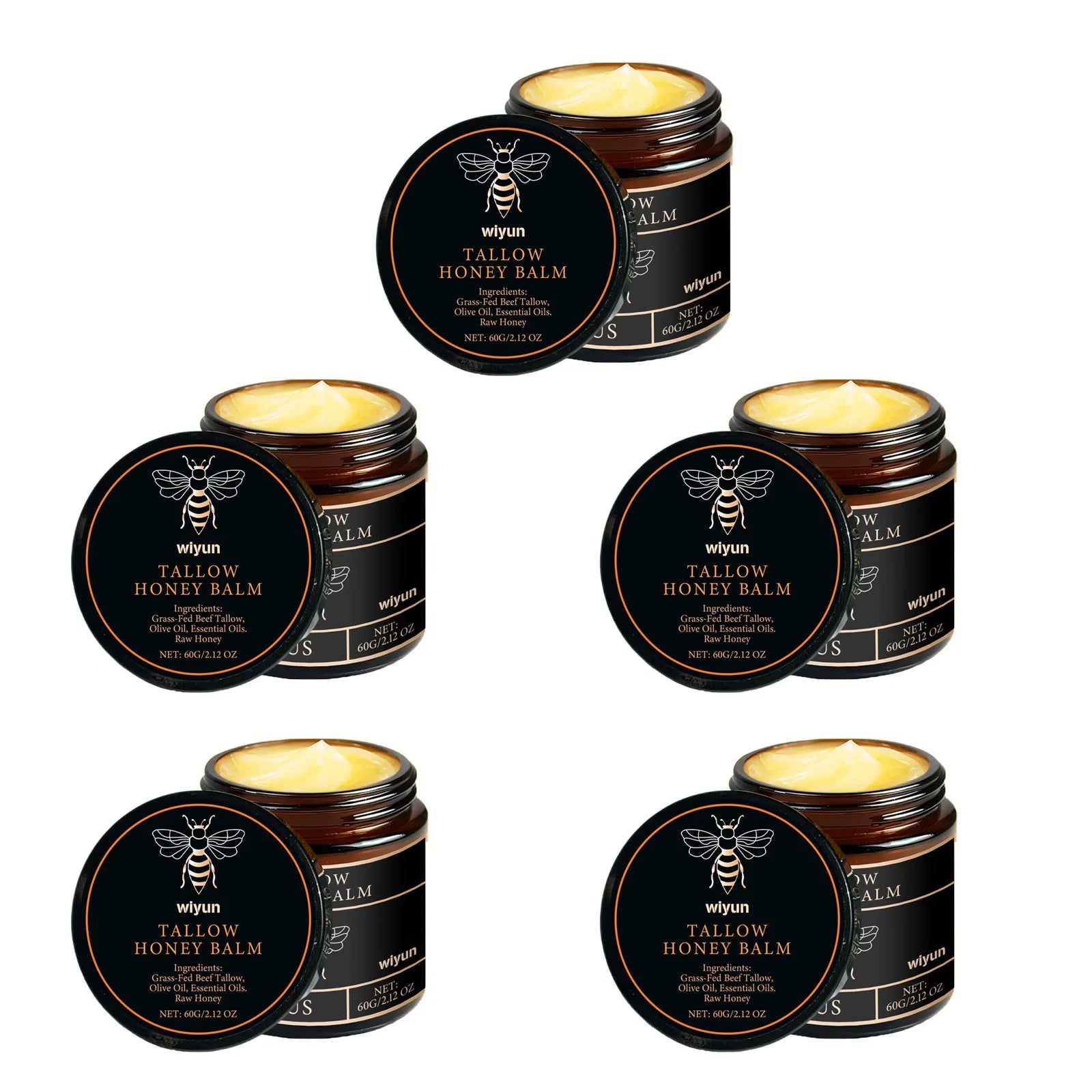 Beef Tallow Honey Cream Fade Dark Spots Remove Melanin Brightening Firming Non-Greasy Lasting Moisturizing Soothing Body Lotion