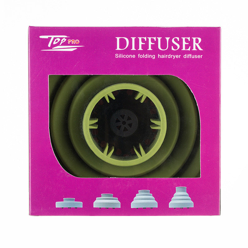 Silicone Folding Diffuser For Hair Dryer