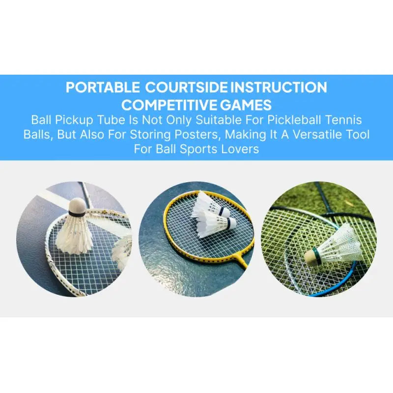 Pickleball Ball Picker Upper – Portable Court Retriever