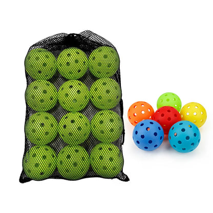 Outdoor Pickleball Balls – 40-Hole 74mm Durable Set