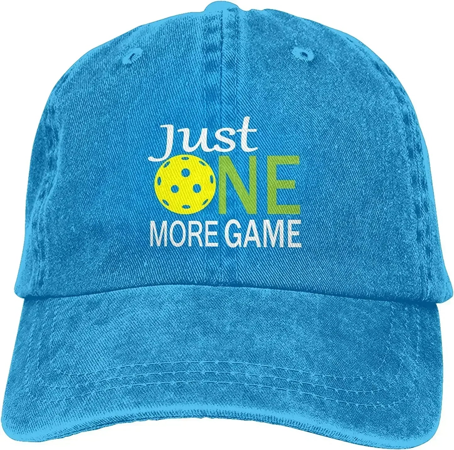 Pickleball Hat – Washed Adjustable Baseball Cap
