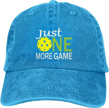 Pickleball Hat – Washed Adjustable Baseball Cap