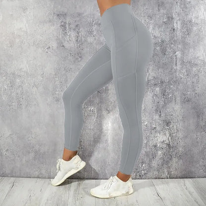 Women's High Waisted Yoga Fitness Leggings with Pocket