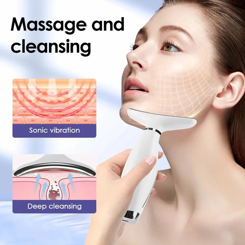 LED Face and Neck Skin Beauty Enhancing Device