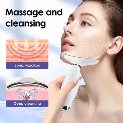 LED Face and Neck Skin Beauty Enhancing Device