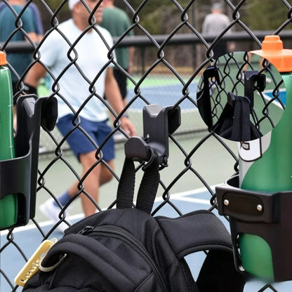 Pickleball Fence Hooks – 2-Pack Court Gear Organizer