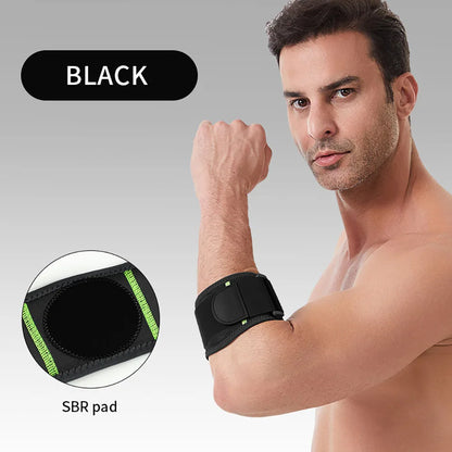 Tennis Elbow Forearm Compression Strap – Adjustable Support Band