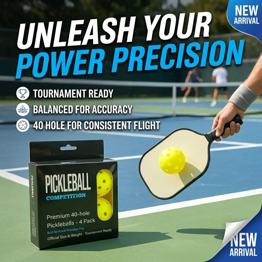 Pickleball Ball Practice Set – Indoor & Outdoor 74mm Balls