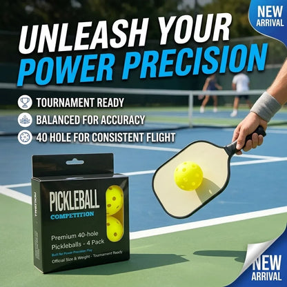 Pickleball Ball Practice Set – Indoor & Outdoor 74mm Balls