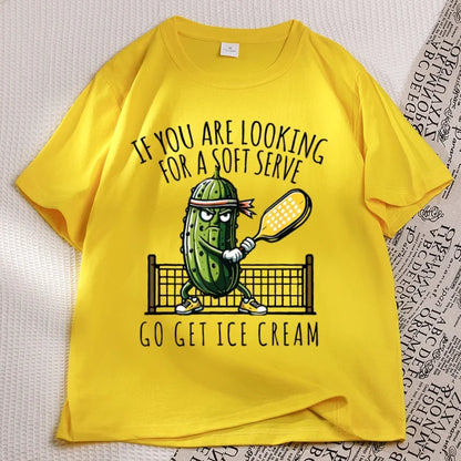 Funny Pickleball T-Shirt – Soft Serve Graphic Tee