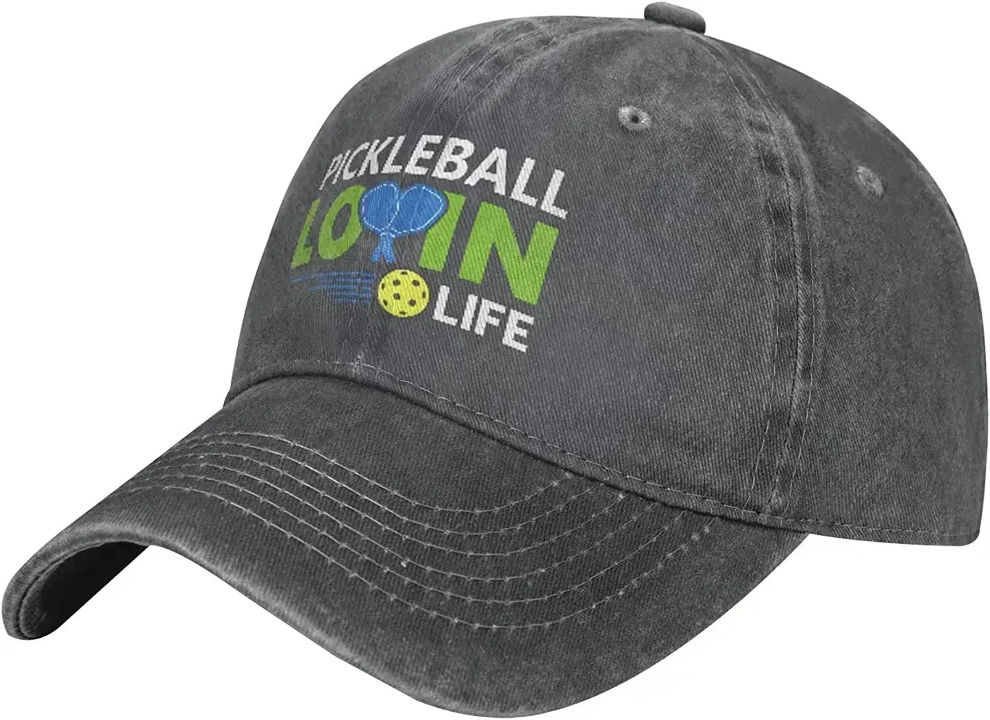 Pickleball Hat – Washed Adjustable Baseball Cap