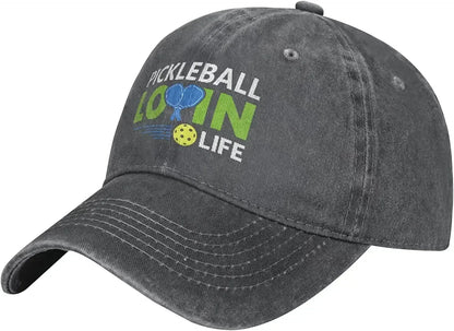 Pickleball Hat – Washed Adjustable Baseball Cap