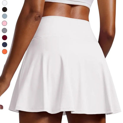 Pleated Pickleball Skort – Athletic Skirt with Built-In Shorts