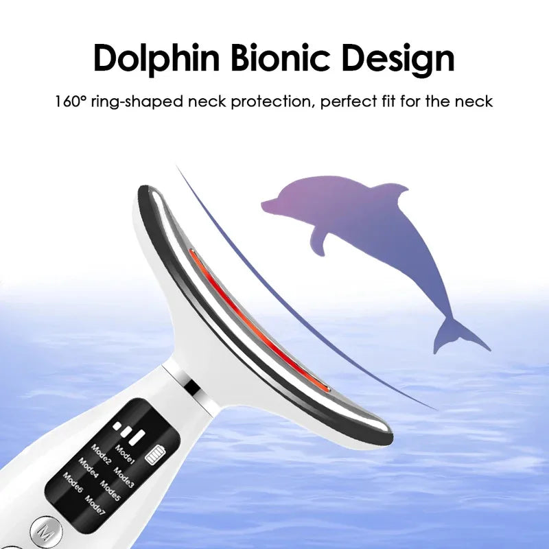 LED Face and Neck Skin Beauty Enhancing Device