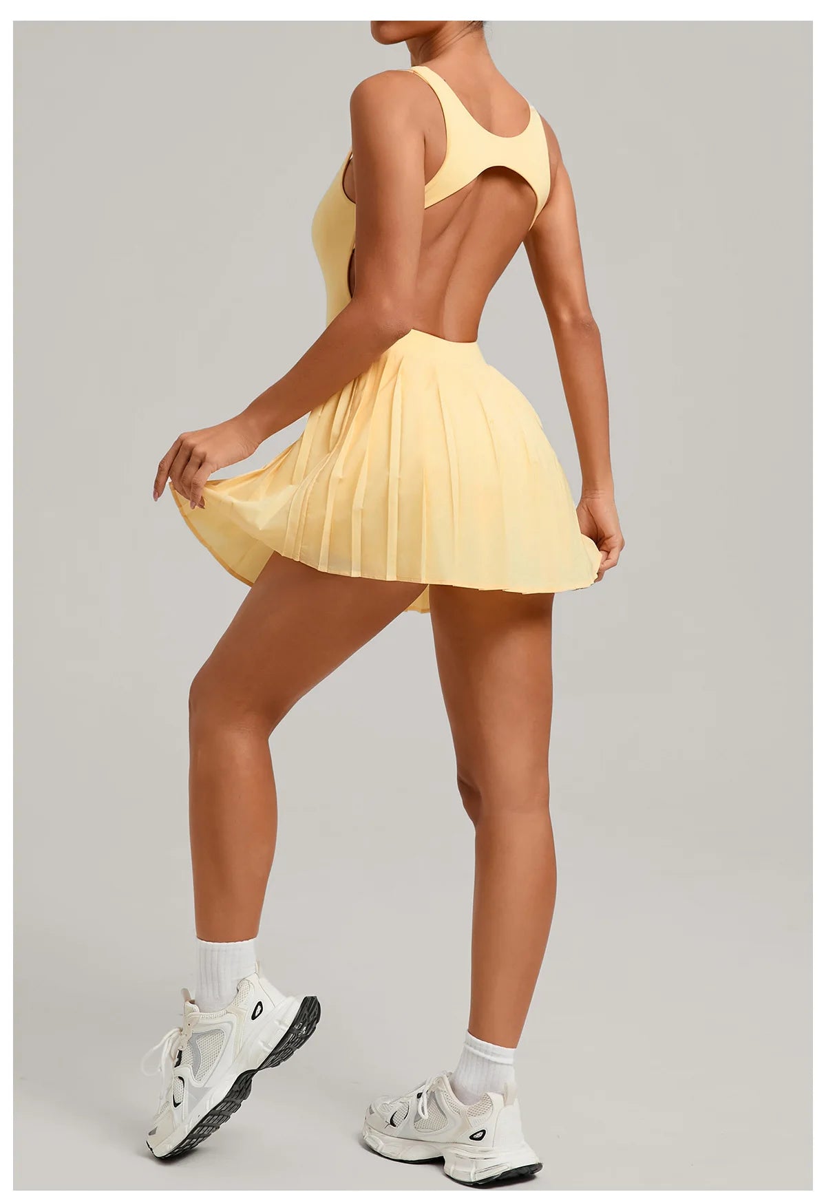 Classic Tennis Dress with Built-In Shorts