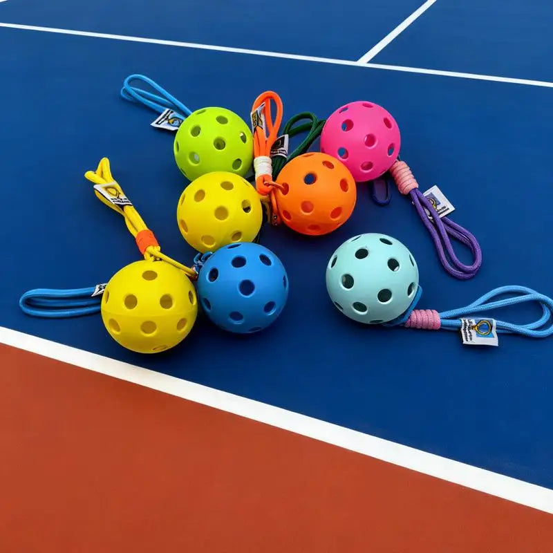 Pickleball Racket Metal Keychain