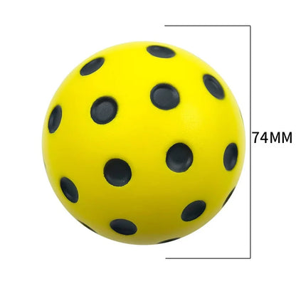 Quiet Indoor Pickleball Balls – 74mm Soft Training Balls