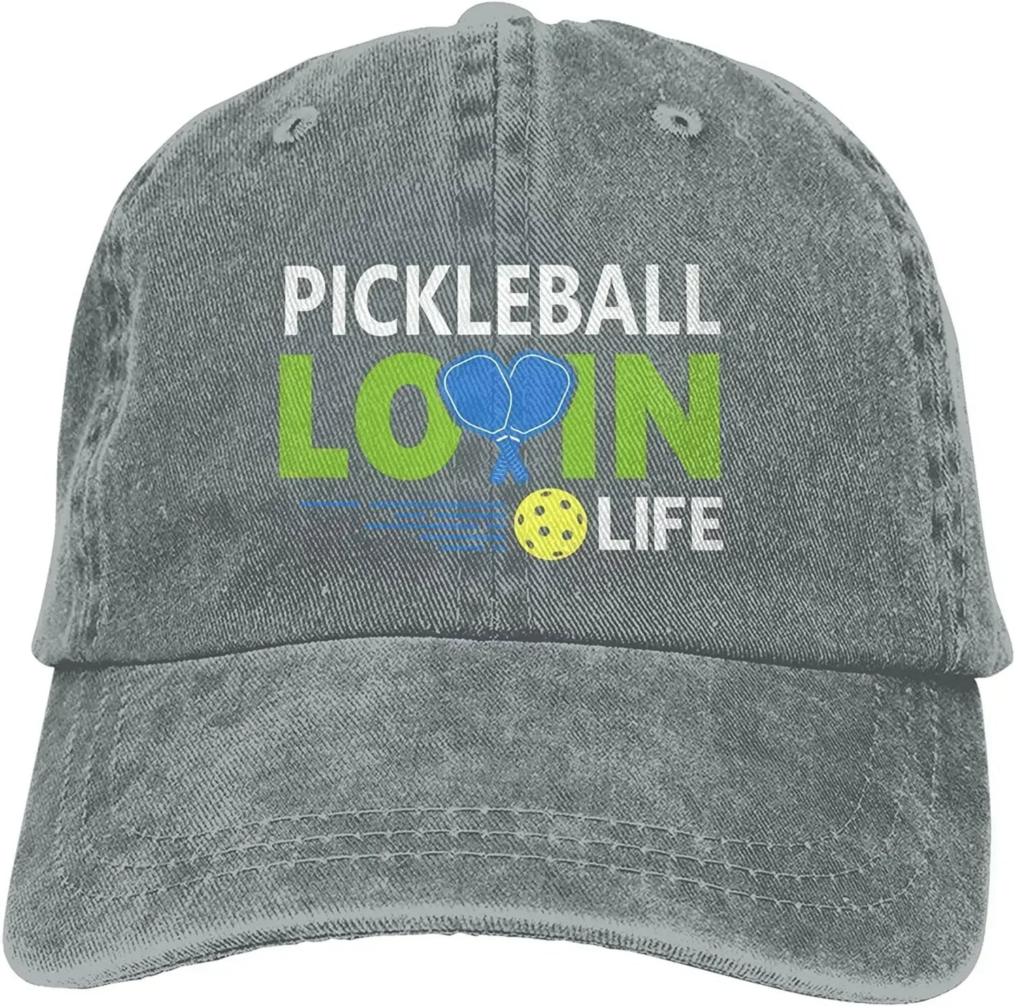 Pickleball Hat – Washed Adjustable Baseball Cap