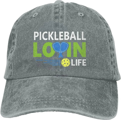 Pickleball Hat – Washed Adjustable Baseball Cap
