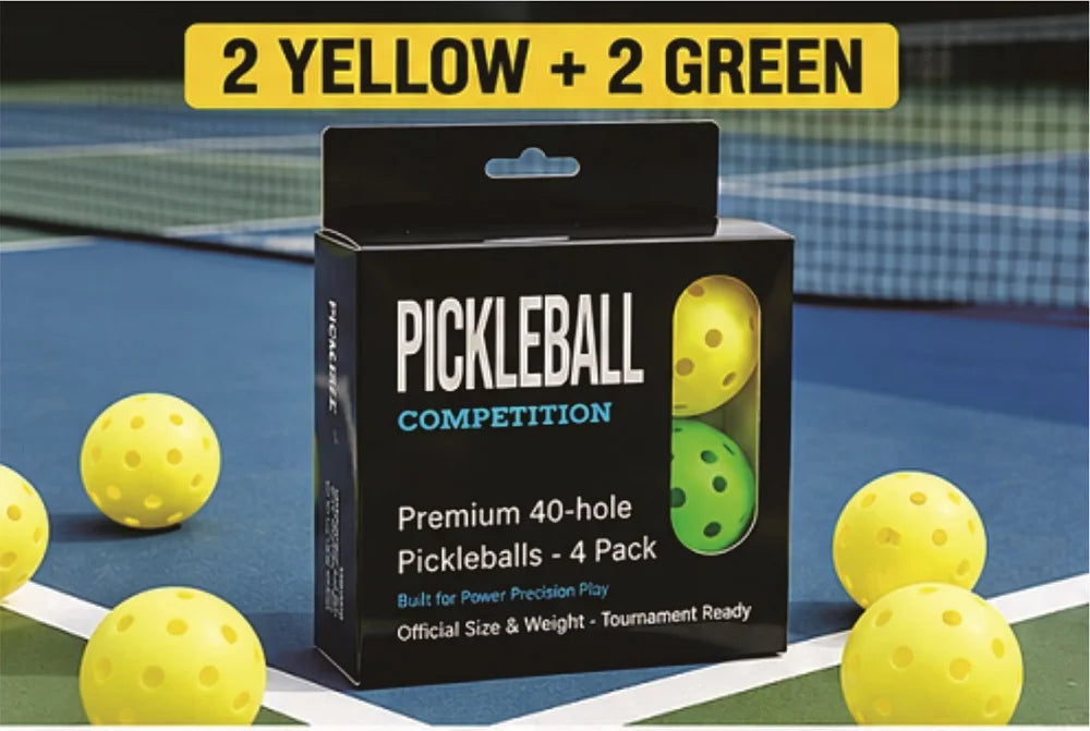 Pickleball Ball Practice Set – Indoor & Outdoor 74mm Balls