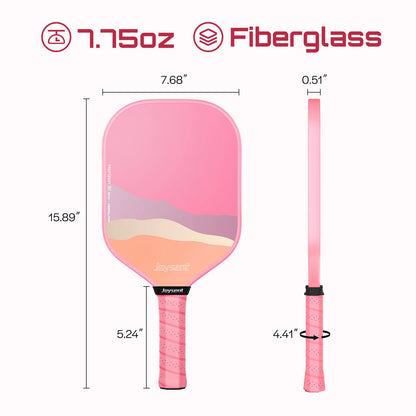 Fiberglass Pickleball Paddle – 13mm Honeycomb Core