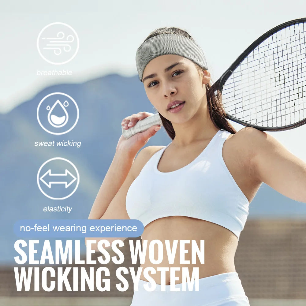Quick-Dry Sports Sweatband – Non-Slip Headband