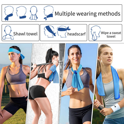 Quick-Dry Cooling Towel – Sports & Fitness Towel