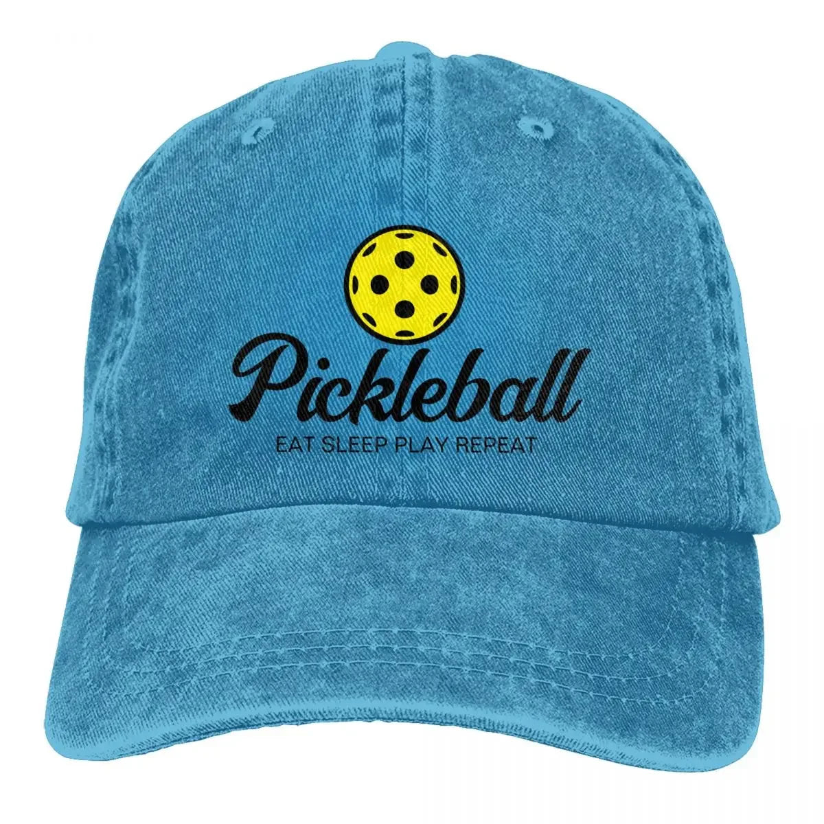 Pickleball Lover Hat – Adjustable Distressed Baseball Cap