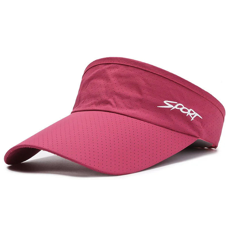 Quick-Dry Sports Visor – Adjustable UV Sun Hat