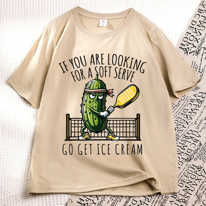 Funny Pickleball T-Shirt – Soft Serve Graphic Tee