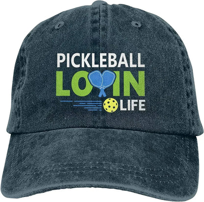 Pickleball Hat – Washed Adjustable Baseball Cap