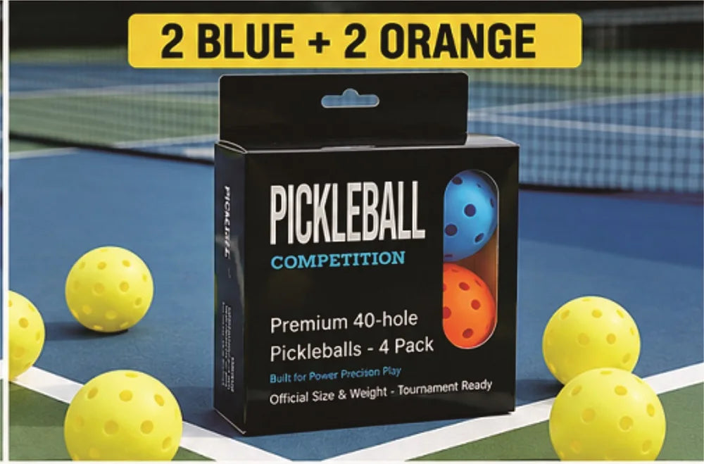 Pickleball Ball Practice Set – Indoor & Outdoor 74mm Balls