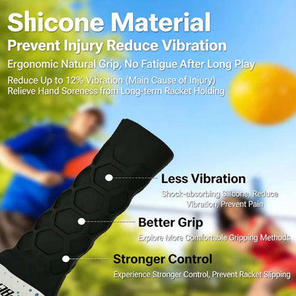 Pickleball Paddle Grip Sleeve – Shock-Absorbing Silicone Cover