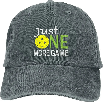 Pickleball Hat – Washed Adjustable Baseball Cap
