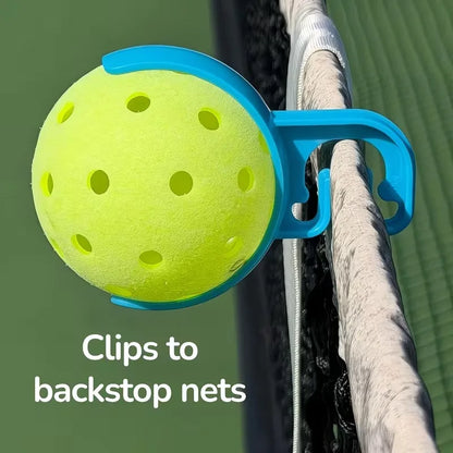 Pickleball & Tennis Fence Ball Holder – Court Clamp