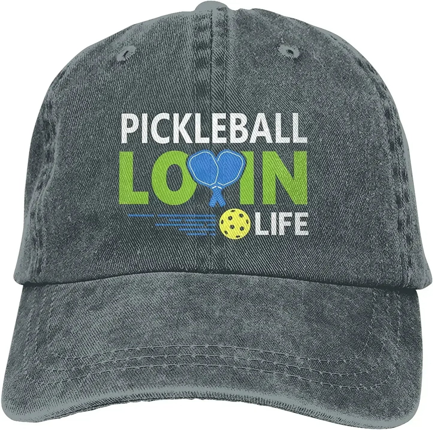 Pickleball Hat – Washed Adjustable Baseball Cap