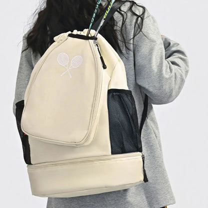 Pickleball Racket Bag with Shoes Pocket Waterproof