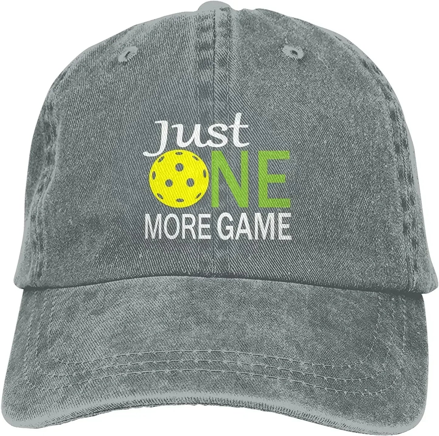 Pickleball Hat – Washed Adjustable Baseball Cap