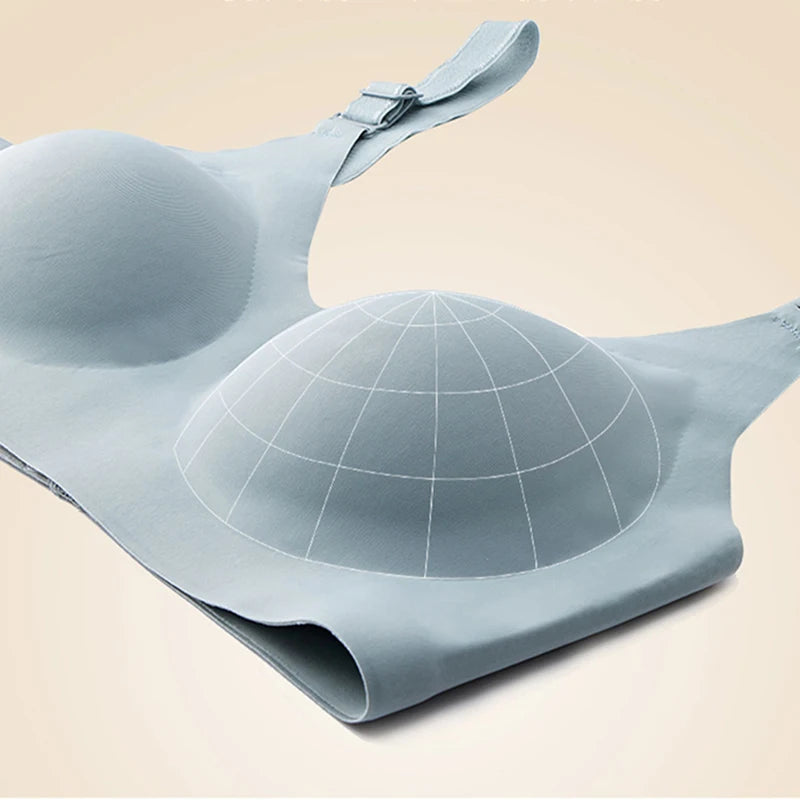 Women's Thin Seamless Soft Jelly Color Bra