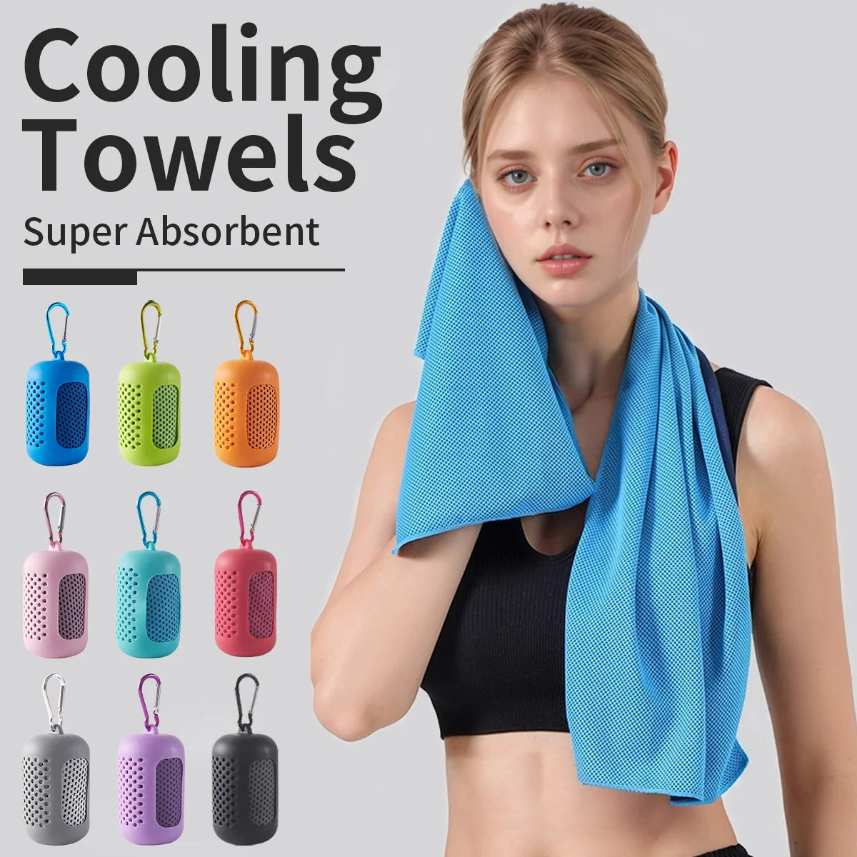 Quick-Dry Cooling Towel – Sports & Fitness Towel