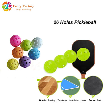 Indoor Pickleball Balls – 26-Hole Training Balls