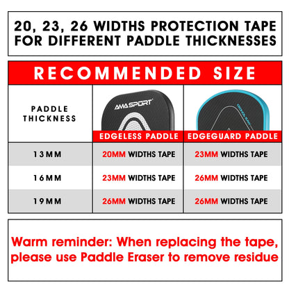 3K Carbon Fiber Pickleball Paddle Edge Guard Tape