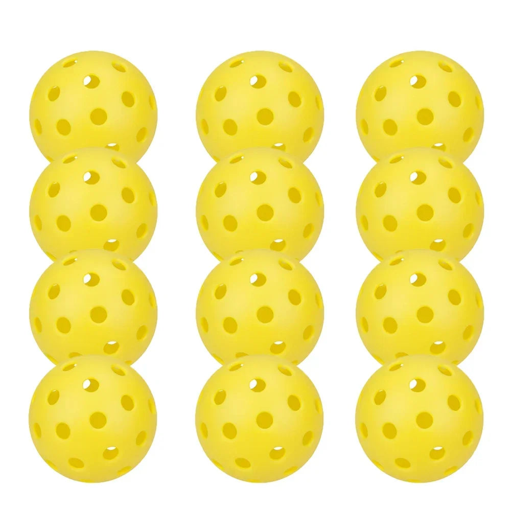 Outdoor Pickleball Balls – 40-Hole Durable Practice Set