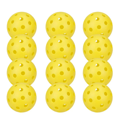 Outdoor Pickleball Balls – 40-Hole Durable Practice Set