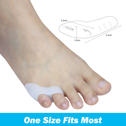 Pexmen 2/4Pcs Gel Pinky Toe Separator