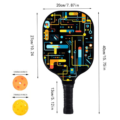 Carbon Fiber Pickleball Paddle Set – 2 Paddles & Carrying Bag