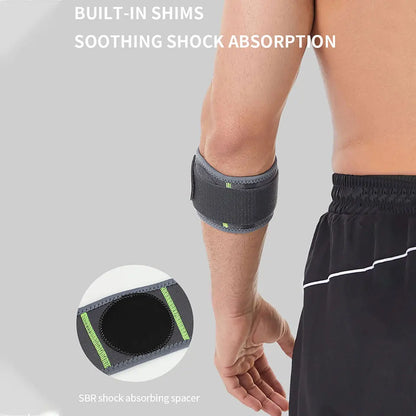 Tennis Elbow Forearm Compression Strap – Adjustable Support Band